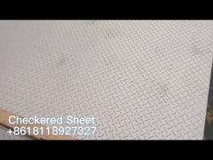 Placa a cuadros grabada en relieve del acero inoxidable 4 x 8 pies SUS304 SUS201 SUS202 para el tejado